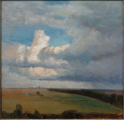 Landskap nära München av Carl Ludwig Seeger