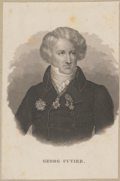 Georges Cuvier (1769 Montbéliard - 1832 Paris) - fransk zoolog, paleontologins grundare av Carl Mayer