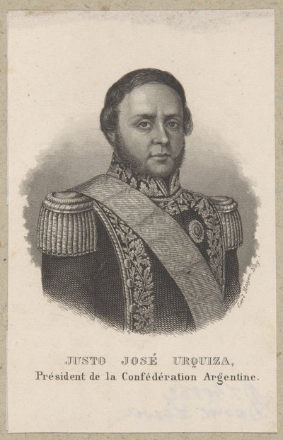 Justo José Urquiza, Argentinas president av Carl Mayer