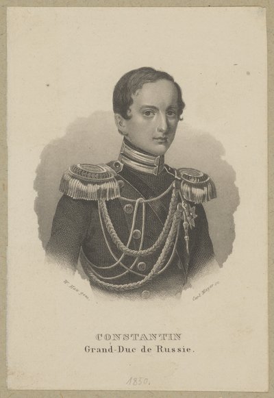 Konstanty Mikołajewicz Romanow (1827 Sankt Petersburg - 1892 Pawłowsk) - storfurste av Ryssland, general och ståthållare i Kungariket Polen, ordförande för statsrådet i Kongresspolen, flottamiral av Carl Mayer