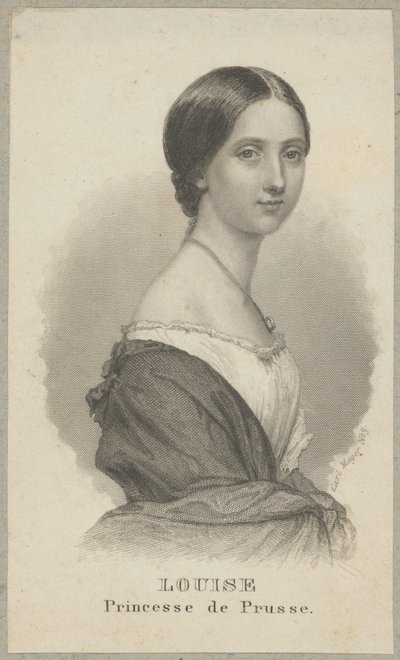 Louise av Preussen (även: Louise av Mecklenburg-Strelitz, egentligen Louise Augusta Vilhelmine Amalia av Mecklenburg-Strelitz, 1776 Hannover - 1810 Hohenzieritz) - prinsessa av Mecklenburg-Strelitz, drottning av Preussen som maka till kung Fredrik Vilhelm av Carl Mayer