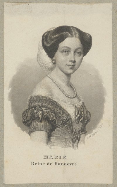 Maria av Hannover (1776 London - 1857 London) - prinsessa av Storbritannien och Irland, Hannover och Braunschweig-Lüneburg samt genom äktenskap hertiginna av Gloucester och Edinburgh av Carl Mayer