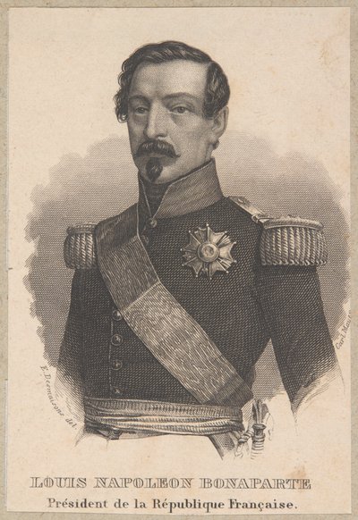 Napoleon III som Frankrikes president av Carl Mayer