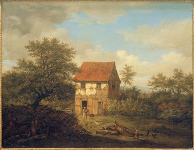 C.Morgenstern, del på Born Castle i Taunusbergen av Carl Morgenstern