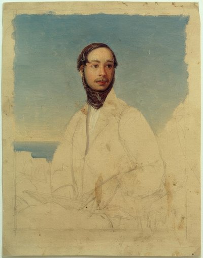 Carl Morgenstern / självporträtt 1835 av Carl Morgenstern