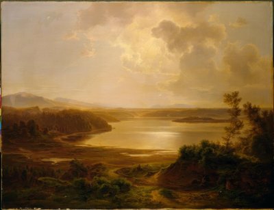 Italienskt landskap av Carl Morgenstern