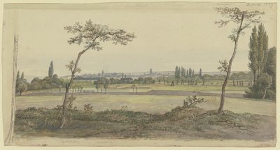 Utsikt över Frankfurt am Main av Carl Morgenstern