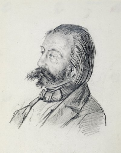 Porträtt av Dembriste (eller Decabriste) av Carl Peter Mazer