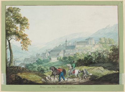 Baden sett från östra sidan av Carl Philipp Fohr