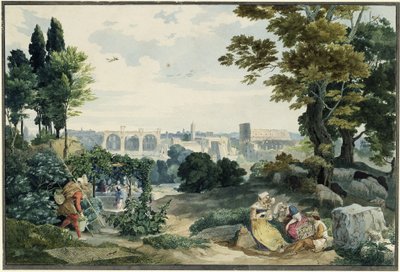 Utsikt över Forum Romanum av Carl Philipp Fohr