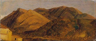 Italienskt landskap av Carl Rahl