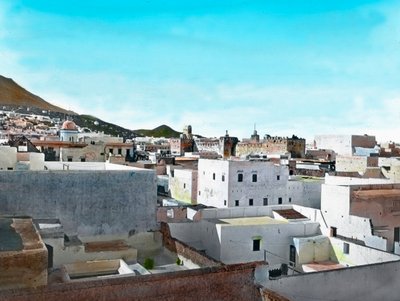 Norra Marocko, Tetouan, bilddatum: ca 1910. Carl Simon-arkivet av Carl Simon