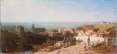 Gammal stad av Carl Spitzweg