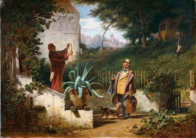 Barndomsvänner av Carl Spitzweg