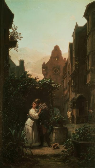 Hej då av Carl Spitzweg