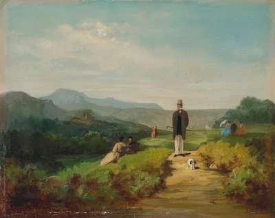 The Squire (The Hagestolz) av Carl Spitzweg