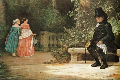 Der Witwer av Carl Spitzweg