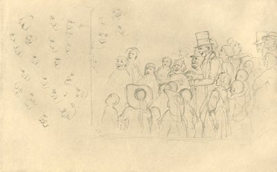 Kasperltheater II, mitten av slutet av 1800-talet, c1924. av Carl Spitzweg