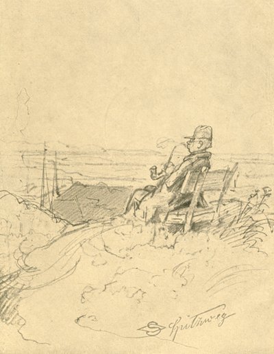 Efter jobbet är god vila, mitten av slutet av 1800-talet, c1924. av Carl Spitzweg