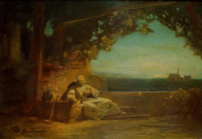 Riddare Toggenburg av Carl Spitzweg