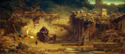 Stickning Eremit av Carl Spitzweg