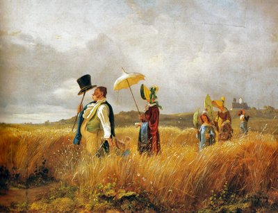 Söndagspromenad av Carl Spitzweg