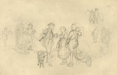 Verabredetes Rendezvous, mitten av slutet av 1800-talet, c1924. av Carl Spitzweg