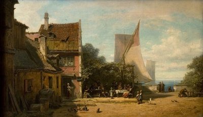 Krogen vid sjön av Carl Spitzweg