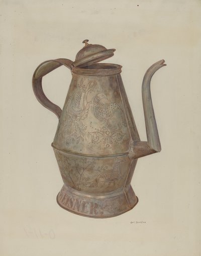 Pa. Tysk kaffekanna av Carl Strehlau