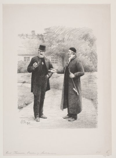 Prästen och skolläraren av Carl Thomsen