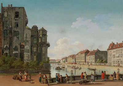 Berlins stadspalats vid floden Spree, 1768. av Carl Traugott Fechhelm
