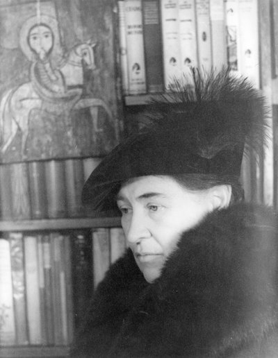 Willa Cather (1873-1947) 22 januari 1936 (svartvitt foto) av Carl Van Vechten