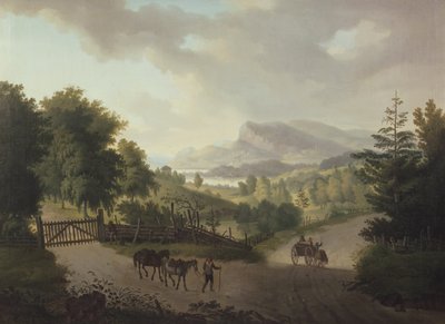 Christiania Fjord från Høvig (olja på duk) av Carl Vogt