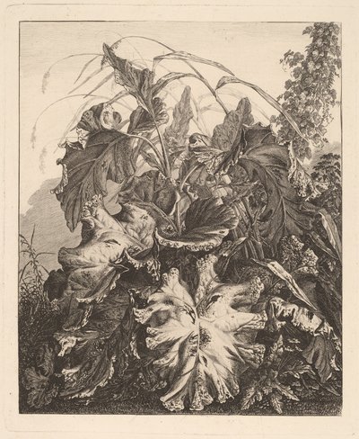 Lövverk med vass av Carl Wilhelm Kolbe