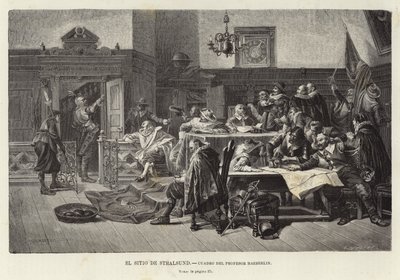 Belägringen av Stralsund av Carl von Haeberlin