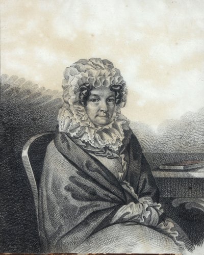 Porträtt av Kleopatra Petrovna Nashchokina 1767-1828, född Nelidova, 1820-talet. av Carl von Hampeln