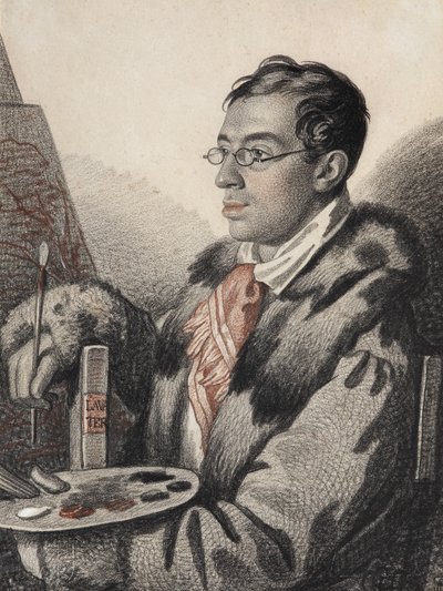 Självporträtt, 1820-1823. av Carl von Hampeln