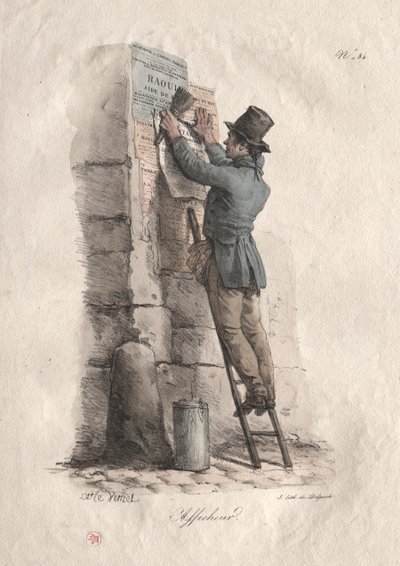 Bill affisch av Carle Vernet