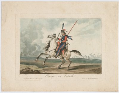 Kosack vid slaget, 1815 av Carle Vernet