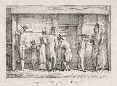 Delpech litografiska tryckeri av Carle Vernet