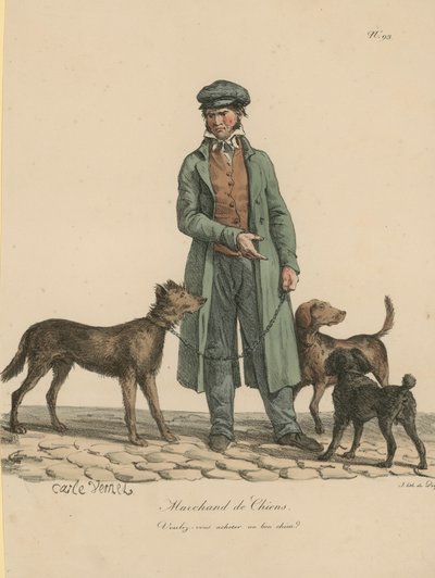 Hundhandlare av Carle Vernet