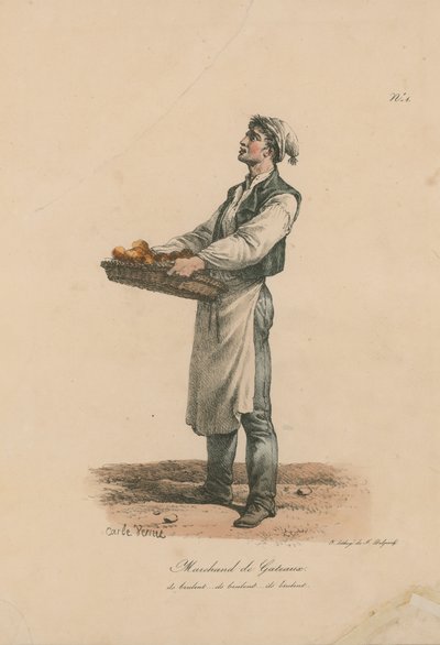 Tårtförsäljare av Carle Vernet
