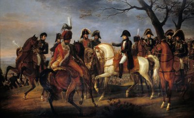Napoleon gav ordern före slaget vid Austerlitz den 2 december av Carle Vernet