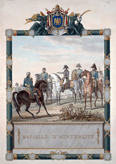Slaget vid Austerlitz den 2 december av Carle Vernet