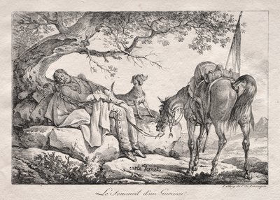 Den sovande soldaten av Carle Vernet