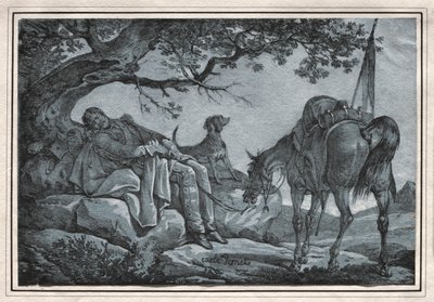 Den sovande soldaten av Carle Vernet