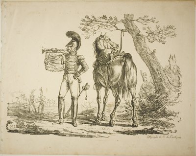 Gevärs trumpetare av Carle Vernet