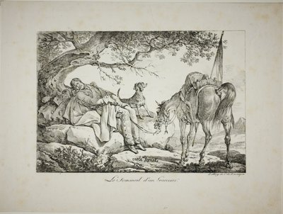Sova krigare av Carle Vernet
