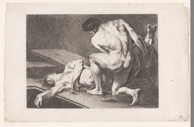 Akademisk studie av två manliga nakenbilder Sex akademiska studier (serietitel) Sex figures academiques (serietitel) av Carle van Loo