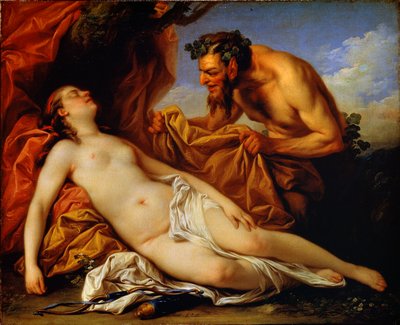 Jupiter och Antiope, c1753 av Carle van Loo
